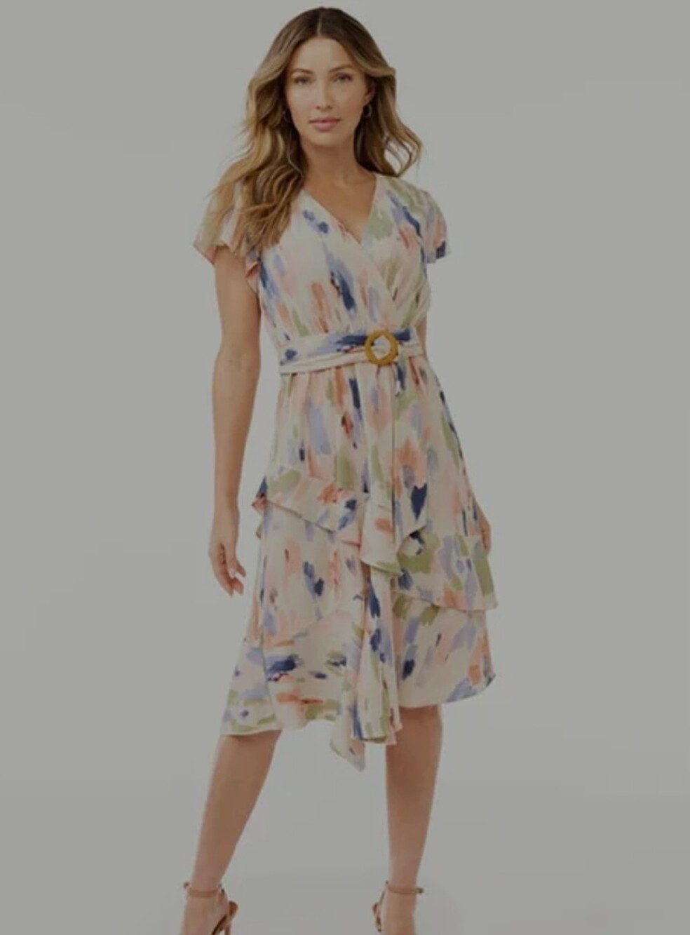 Sofia Jeans By Sofia Vergara Belted Dress